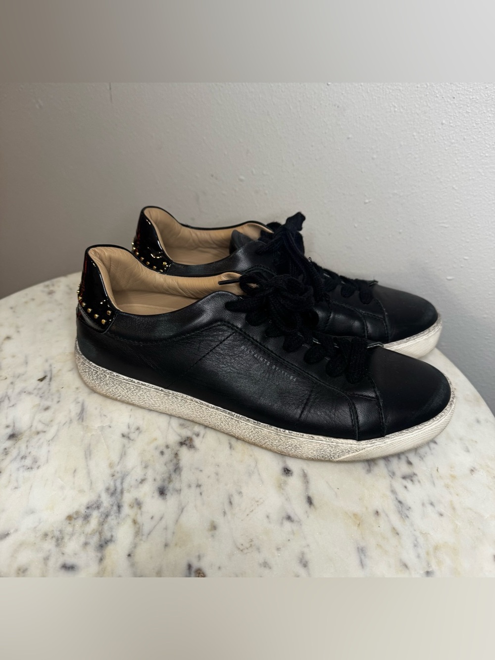 All Saints Sneakers Size 38 Euro/ US 8
Leather black MAKE ME AN OFFER!